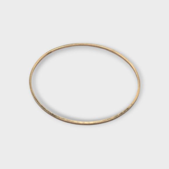 Vintage Krementz Gold-Tone Bangle Bracelet - Picture 3 of 7